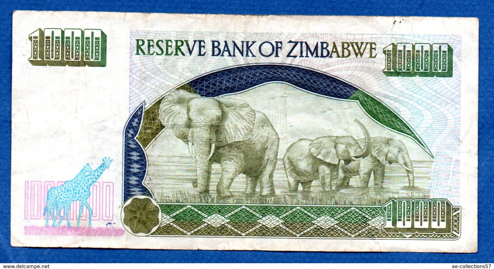 Zimbabwe   -  Lot De 3 Billets - Zimbabwe