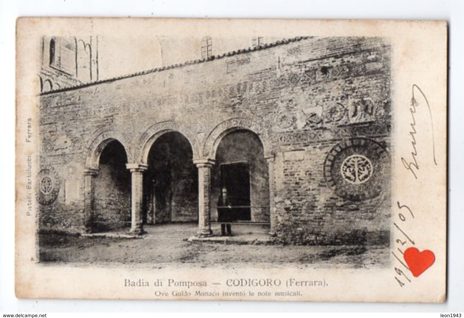 00025-LE-ITALIE-Badia Di Pomposa-CIDIGORO (Ferrara)-Ove Guido Monaco Invento Le Note Musicali------------animée - Ferrara