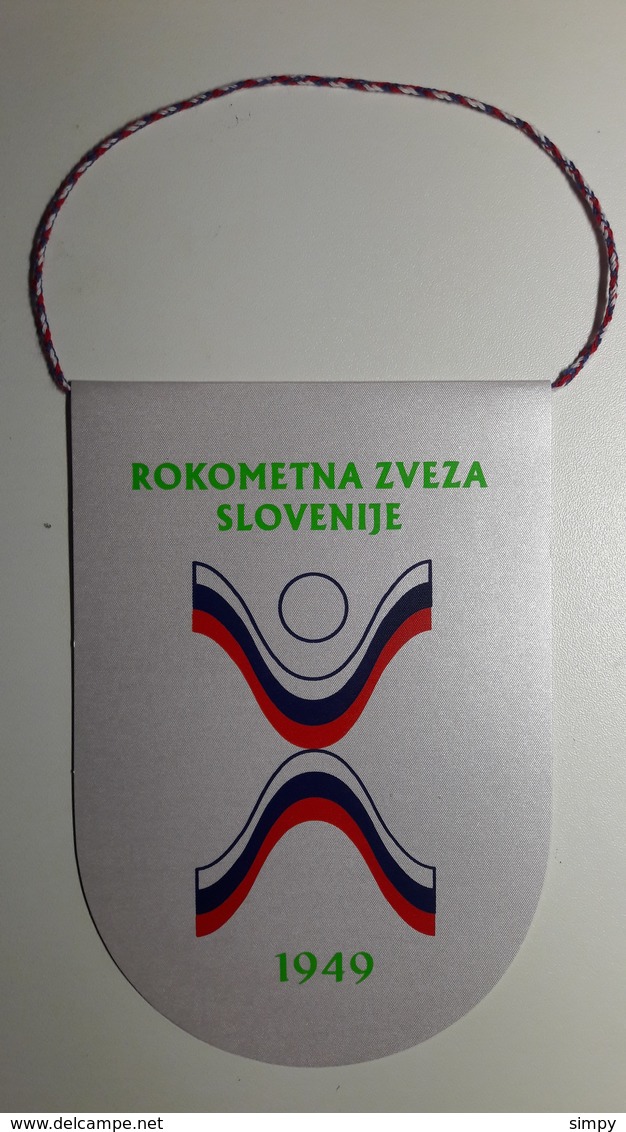 Pennant Handball EURO 2004 SLOVENIA Federation Flag 11x16cm - Balonmano
