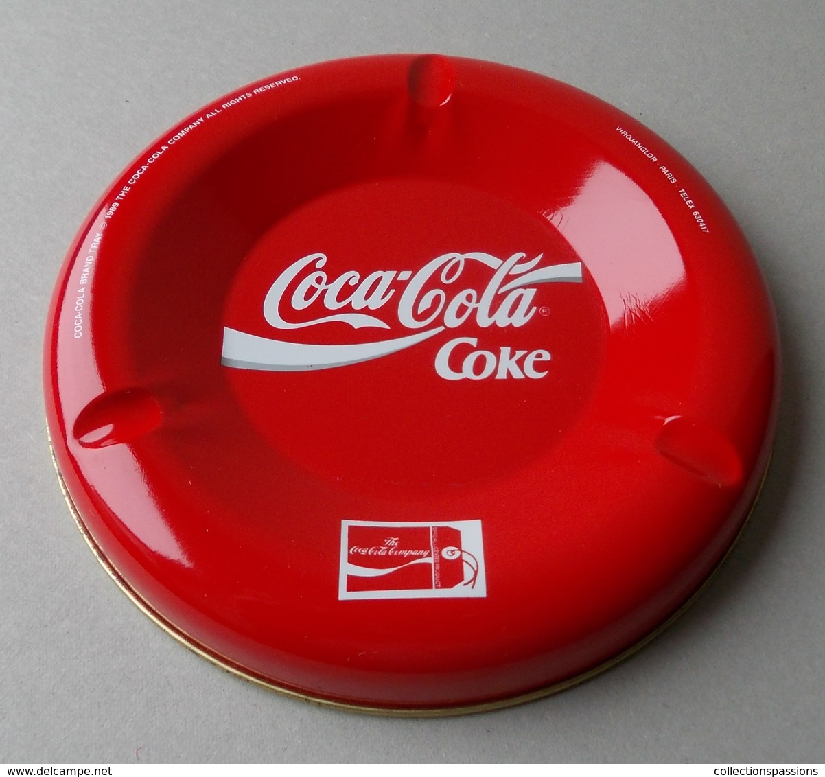 - Cendrier. COCA COLA - - Aschenbecher