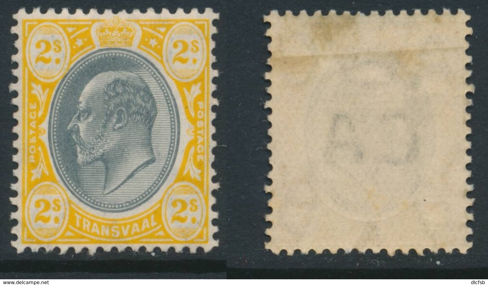 TRANSVAAL, 1904 2/- Black & Yellow (wmk Mult.Crown CA) Very Fine MM, Cat £29 - Transvaal (1870-1909)