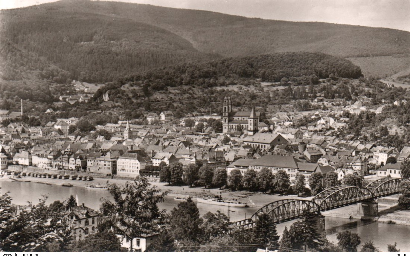 EBERBACH A NECKAR -NON VIAGGIATA 1950  CCA -REAL PHOTO - Eberbach