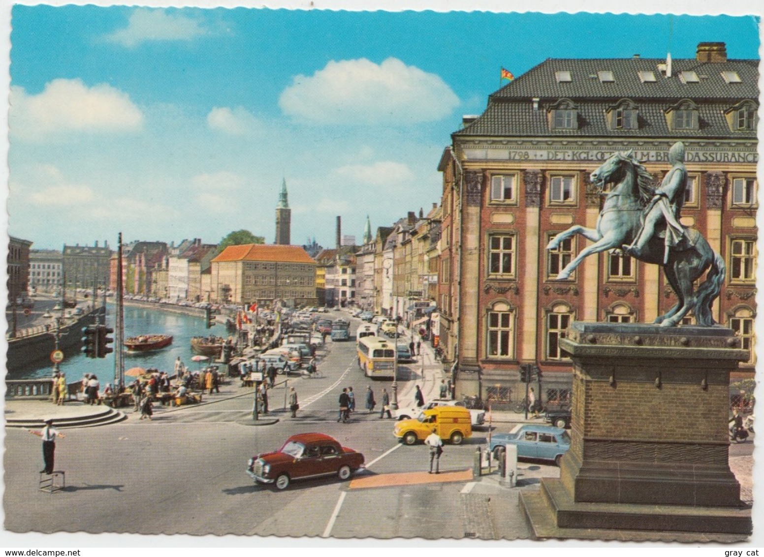 KOBENHAVN, COPENHAGEN, The Fish Market At Gammel Strand, Denmark, Unused Postcard [22158] - Denmark