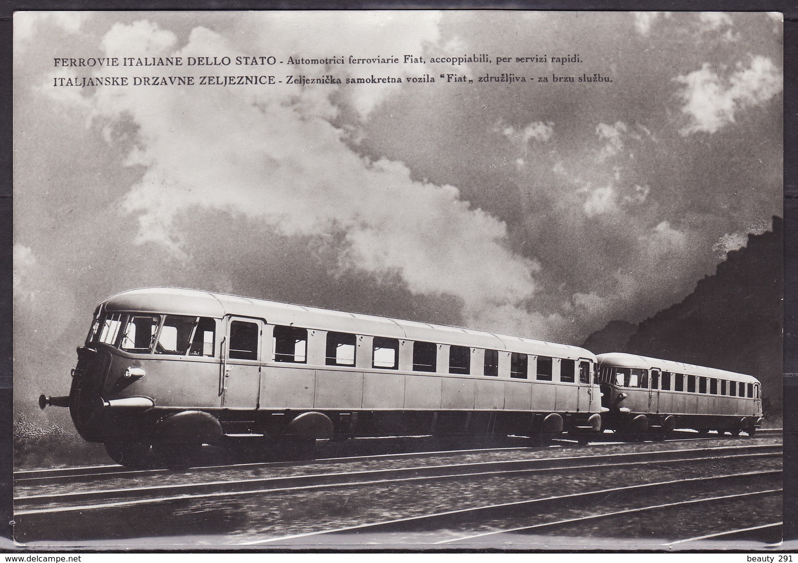 AUTOMOTRICI FIAT PER SERVIZI RAPIDI  1933 - Trenes