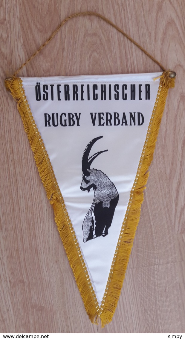 Pennant AUSTRIA Rugby Federation Association 27x39 Cm - Rugby