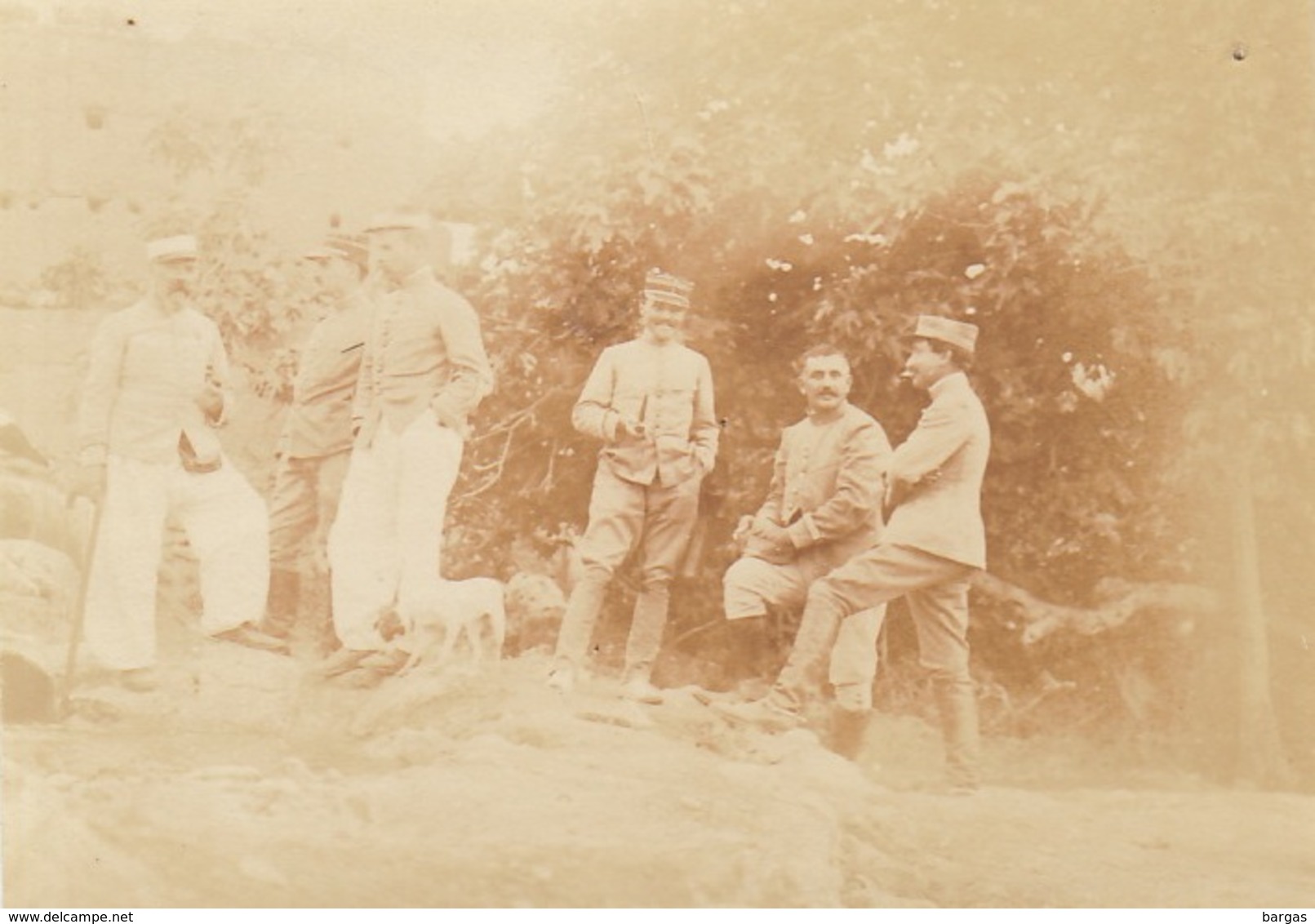 24 photographies d'un regiment en d'afrique au maroc capitaine Hürt fort convoi militaire