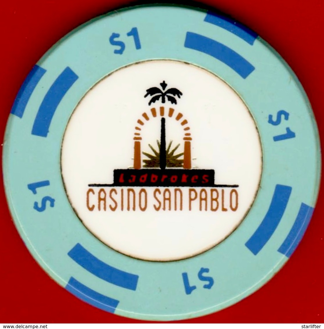 $1 Casino Chip. San Pablo Casino, San Pablo, CA. I03. - Casino