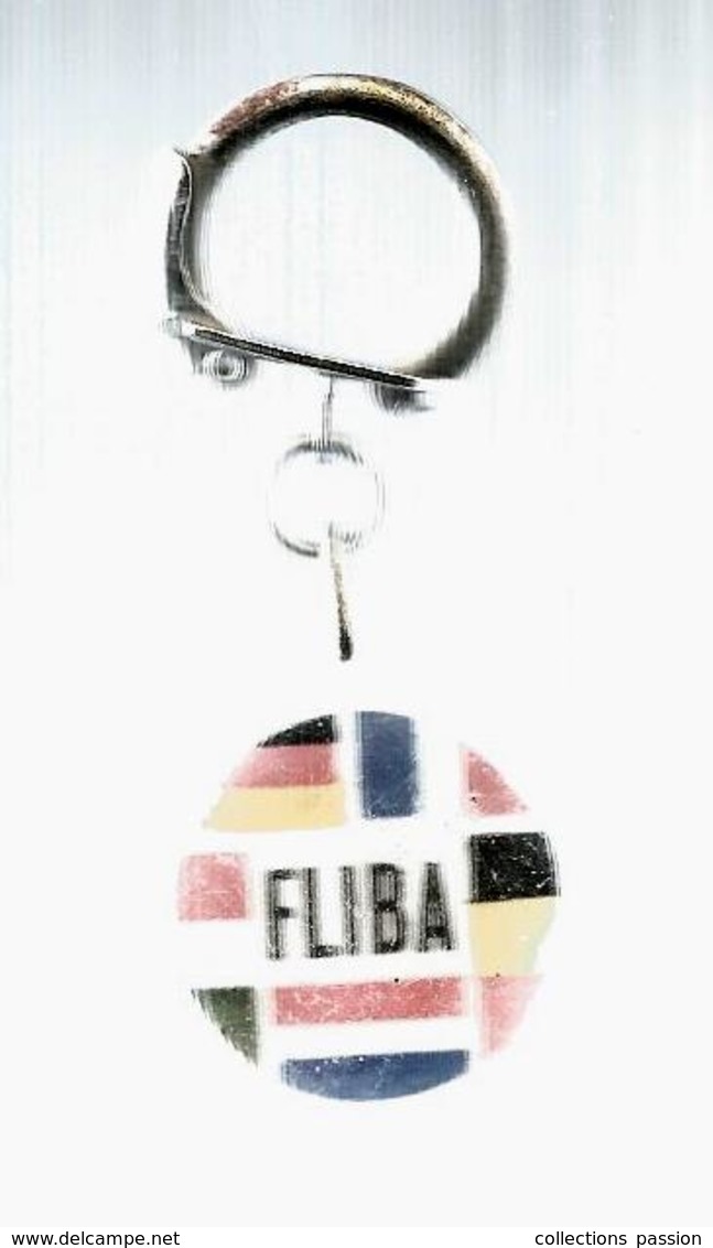 Porte Clefs, Clés , FLIBA , Drapeaux Européens, 2 Scans , Frais Fr 1.95 E - Portachiavi