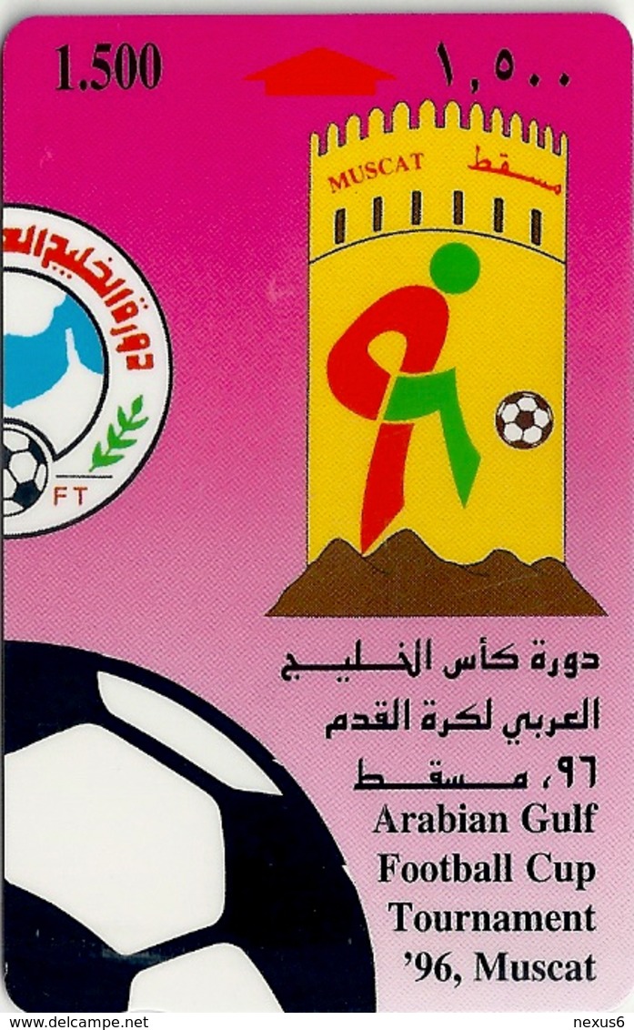 Oman - Arabian Gulf Football Tournament - 31OMNE - 1996, 25.000ex, Used - Oman