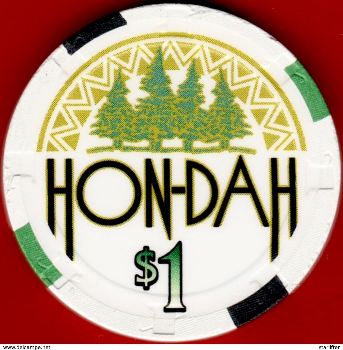 $1 Casino Chip. Hon-Dah, Pinetop, AZ. I03. - Casino