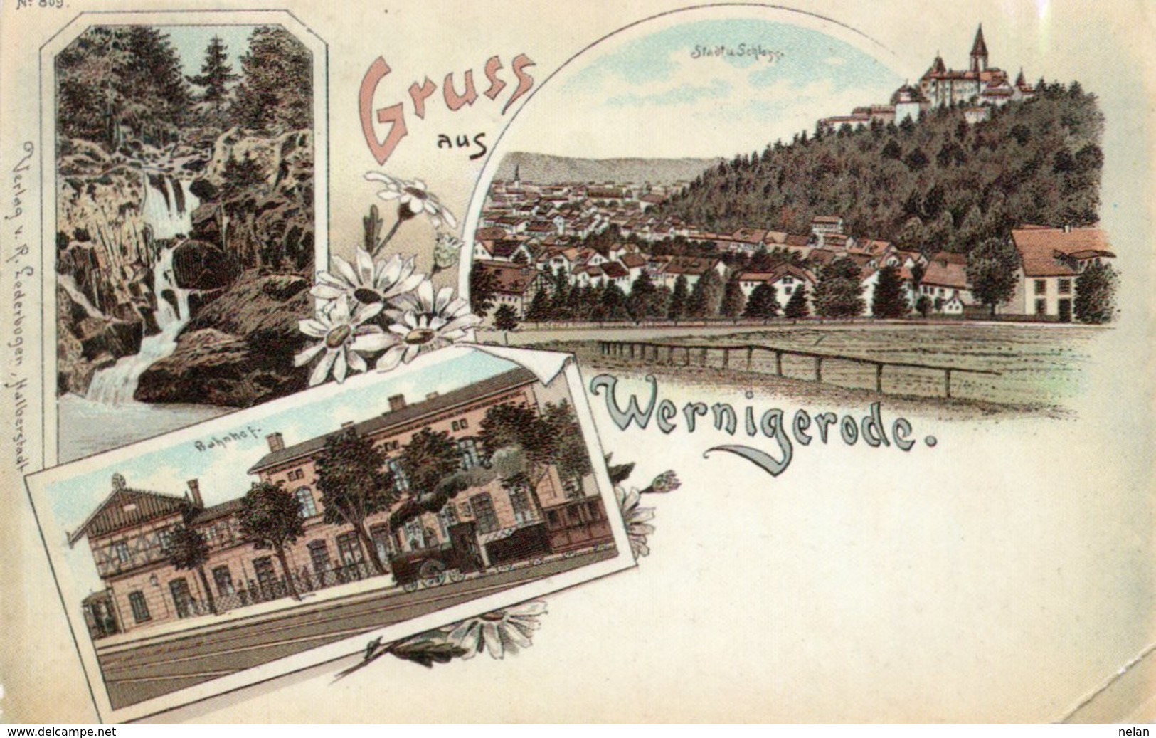 GRUSS AUS WERNIGERODE-VIAGGIATA 1989 - Wernigerode