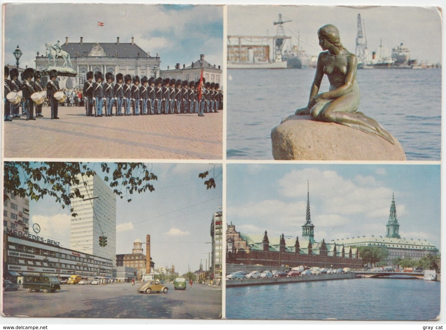 KOBENHAVN, COPENHAGEN, Denmark, Multi View, Used Postcard [22174] - Denmark