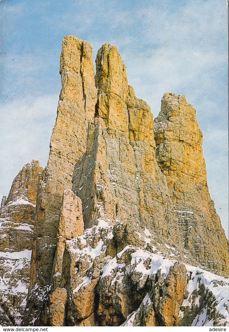 ÖSTERREICH NACHPORTO 1965 - 10 + 70 Gro Nachporto + 30 Lire Auf Ak DOLOMITEN - Portomarken