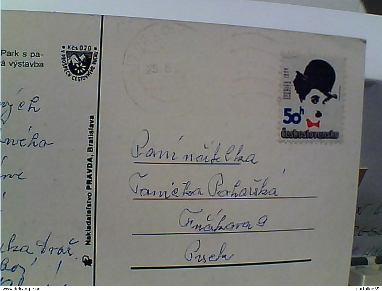 CZECH REPUBLIC Lovosice STAMP TIMBRE SELO CHARLOT CHARLIE CHAPLIN 50 H GX5521 - Repubblica Ceca