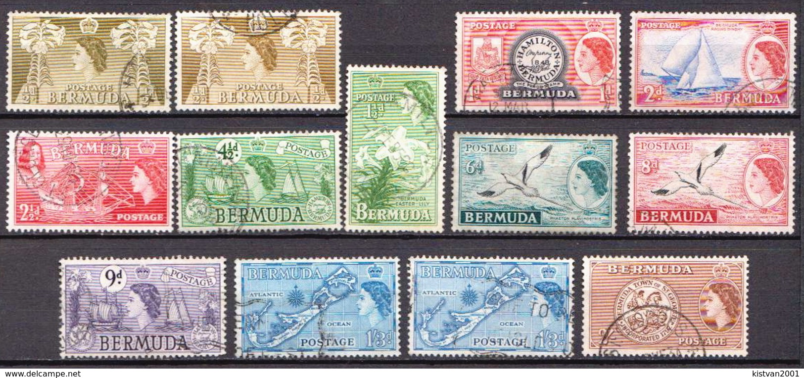 Bermuda Used Stamps - Bermudes