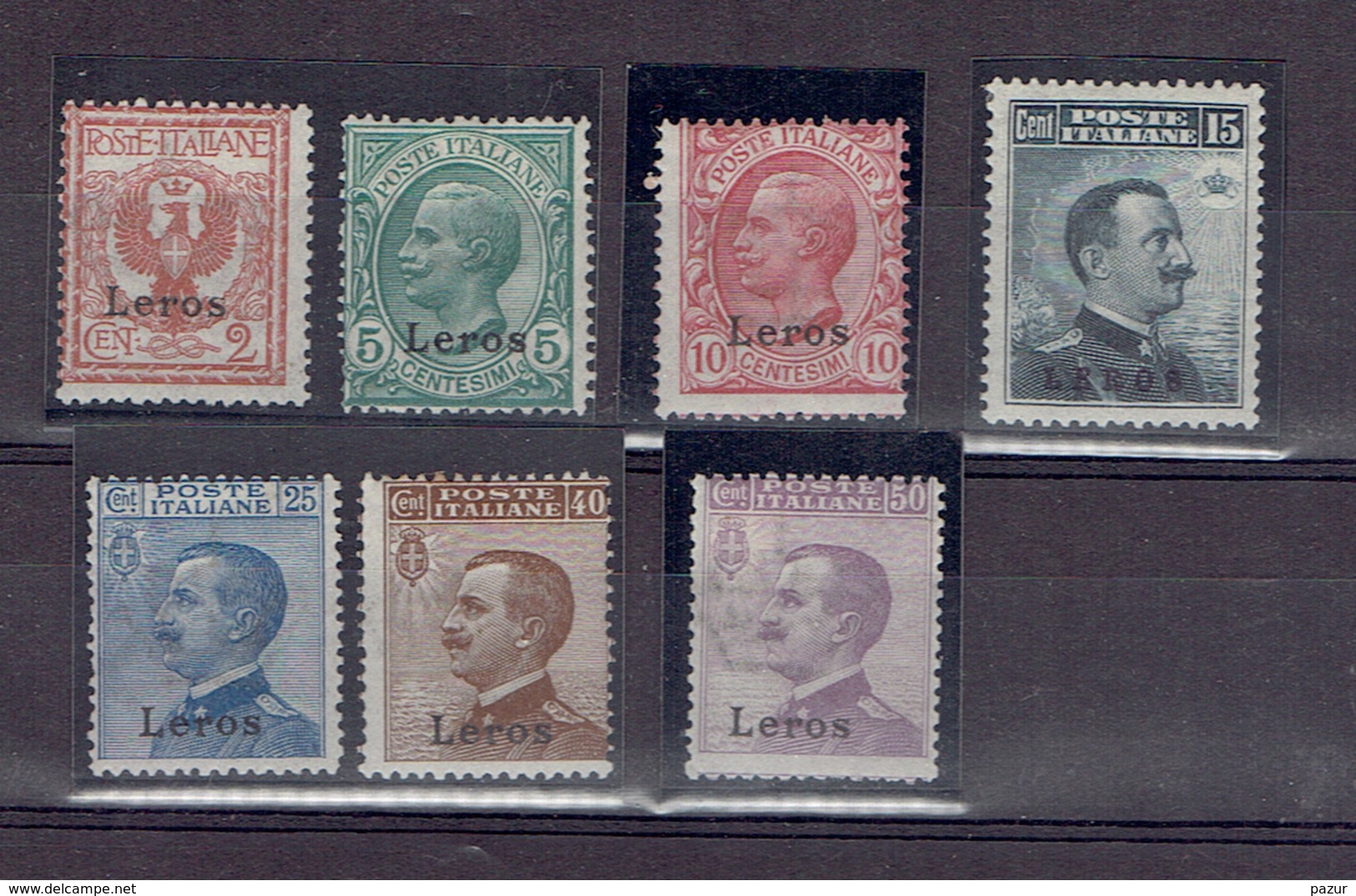 TP -1912 - GRECE - EGEE - LEROS  OCCUPATION ITALIENNE N°1/2/3/4/6/7/8 X - TB - Unused Stamps