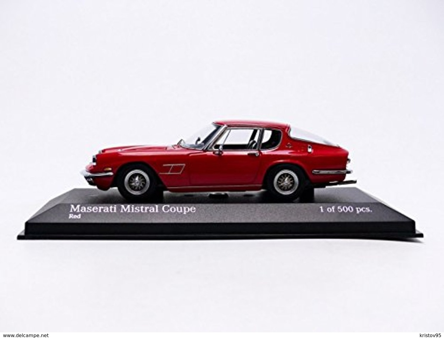 MASERATI MISTRAL COUPE 1963 SPYDER RED MINICHAMPS 437123424 1/43 ROSSO ROUGE ROT - Minichamps