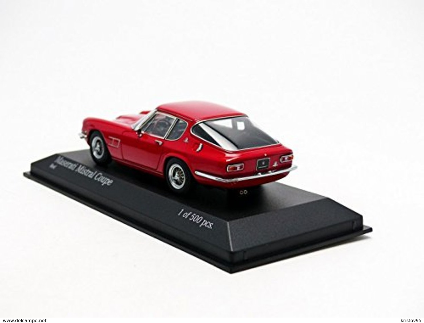 MASERATI MISTRAL COUPE 1963 SPYDER RED MINICHAMPS 437123424 1/43 ROSSO ROUGE ROT - Minichamps