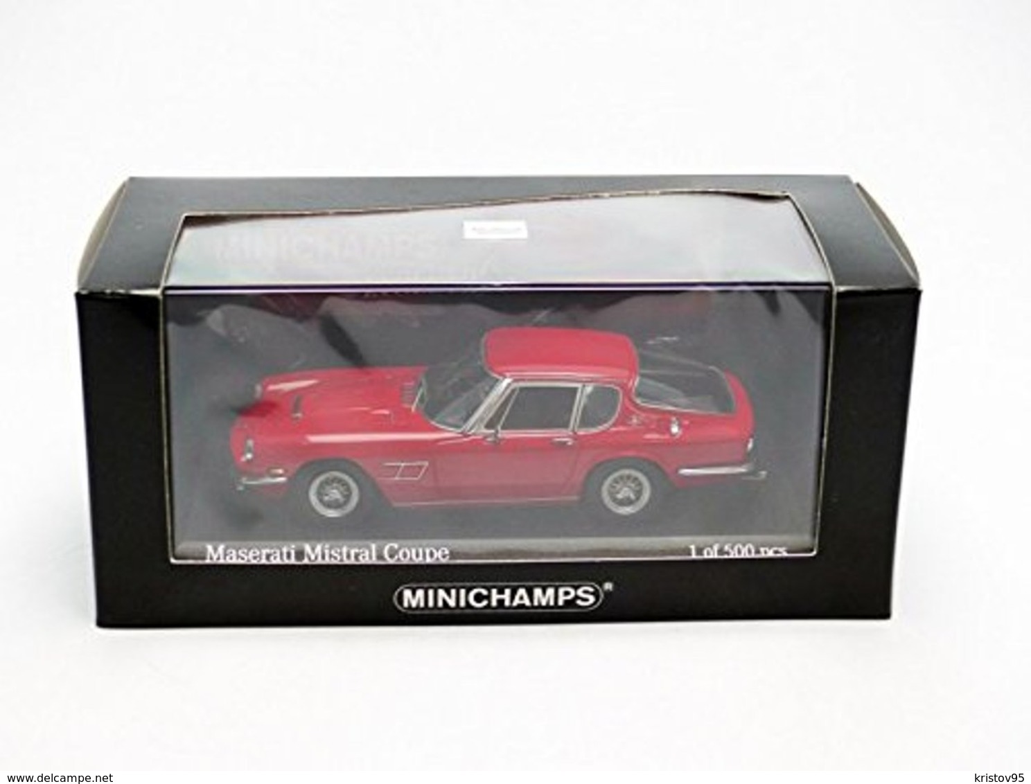 MASERATI MISTRAL COUPE 1963 SPYDER RED MINICHAMPS 437123424 1/43 ROSSO ROUGE ROT - Minichamps