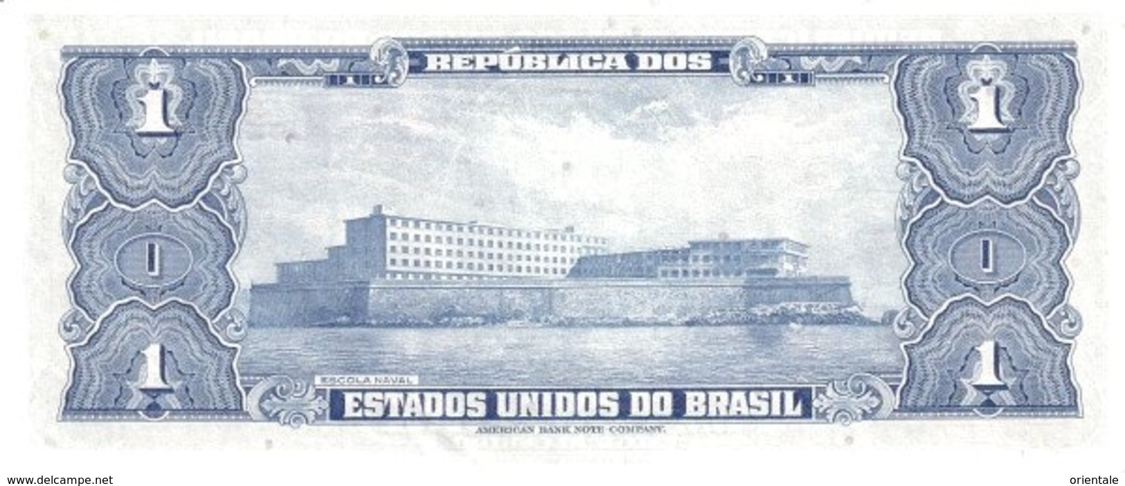 BRAZIL P. 150a 1 C 1954 UNC - Brazil