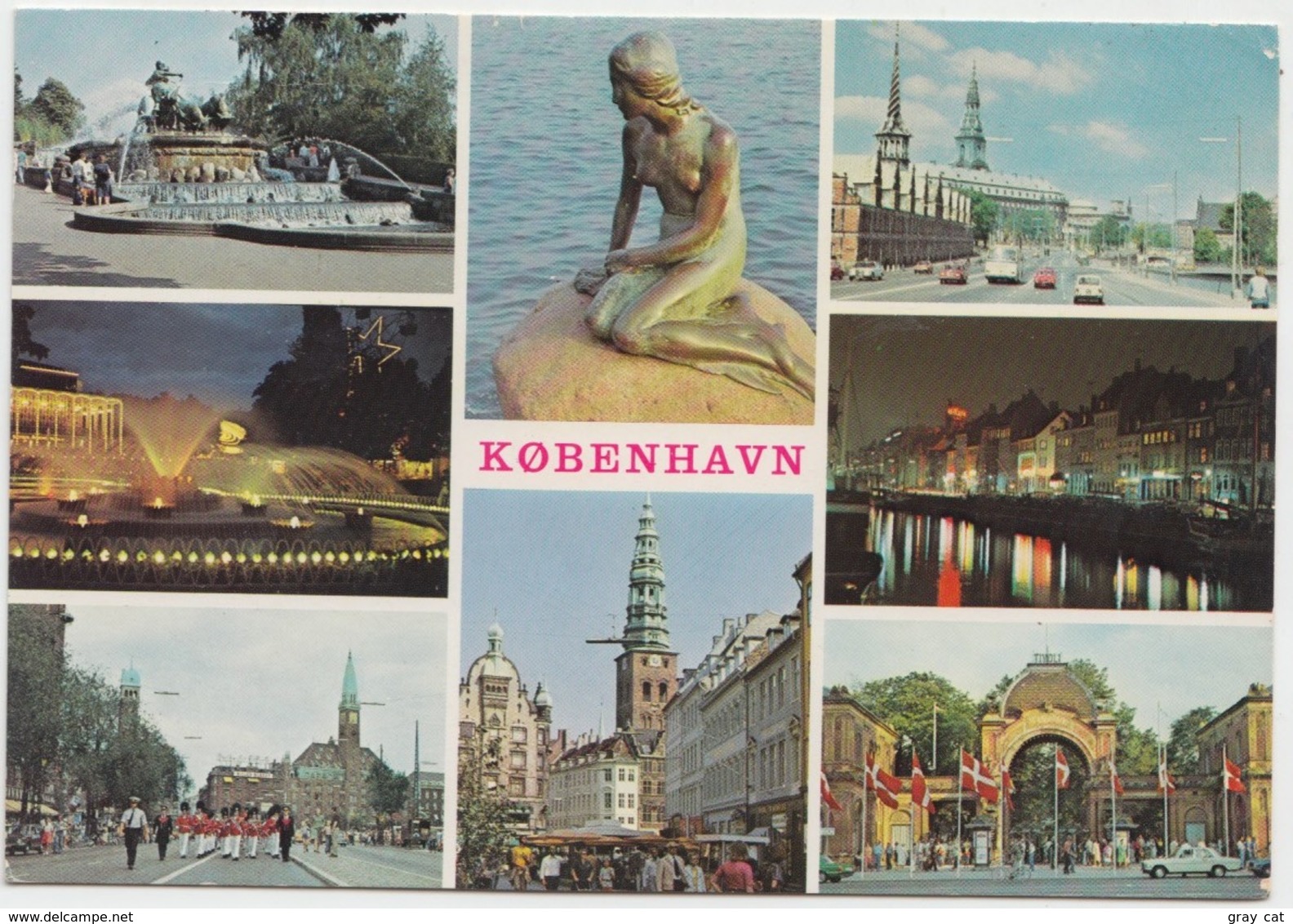 KOBENHAVN, COPENHAGEN, Denmark, Multi View, 1991 Used Postcard [22177] - Denmark