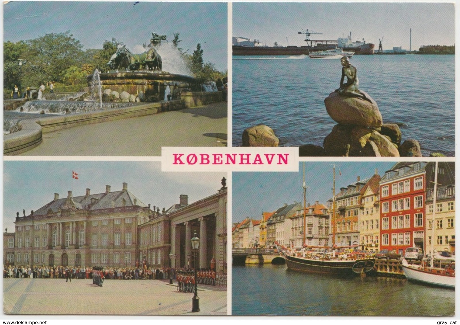 KOBENHAVN, COPENHAGEN, Multi View, 1982 Used Postcard [22178] - Denmark