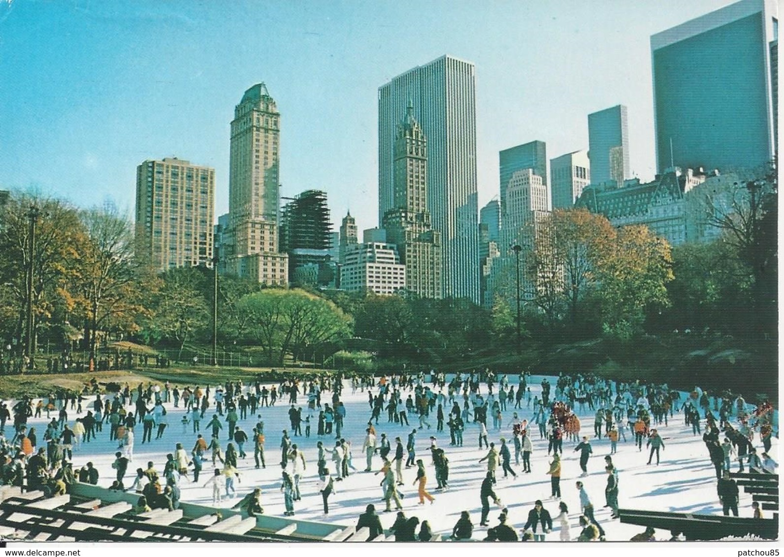 CPM   Etas Unis  New York  The Wollman Skating Rink In Central Park - Central Park