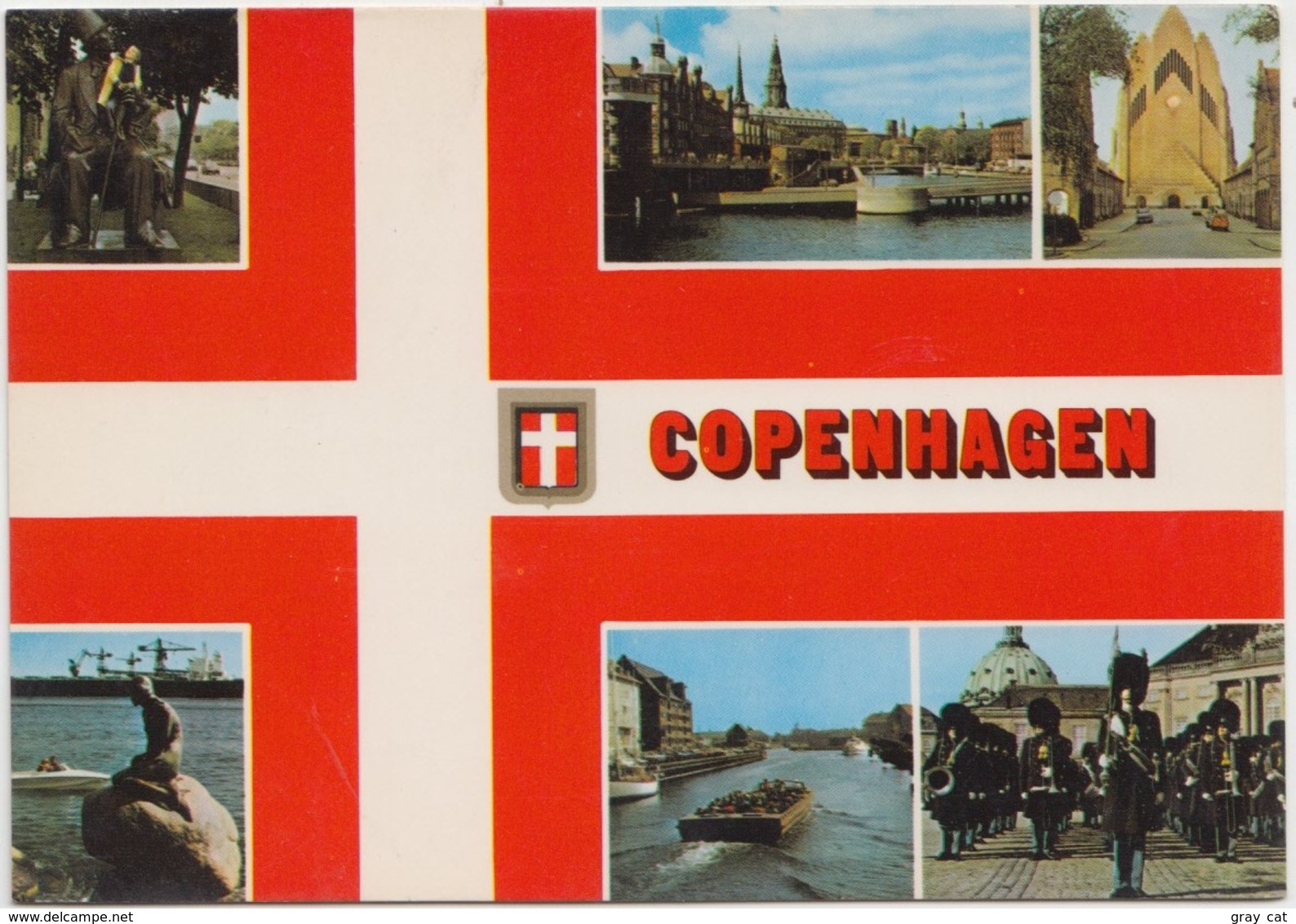 COPENHAGEN, Different Views Copenhagen, Used Postcard [22183] - Denmark