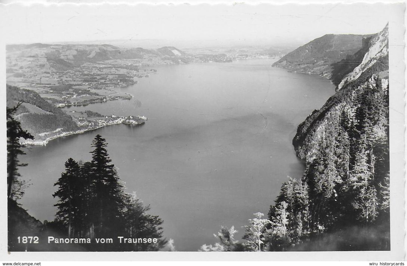 AK 0077  Panorama Vom Traunsee - Verlag Bährendt-Zwerger Um 1950 - Gmunden