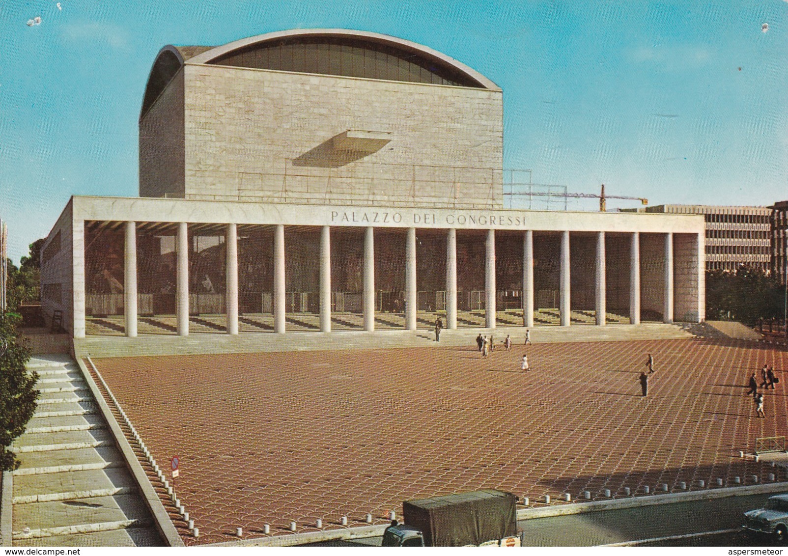 ROMA. EUR PALASO DEI CONGRESSI. TECNOGRAF SPA. CIRCA 1970's NON CIRCULEE-BLEUP - Piazze