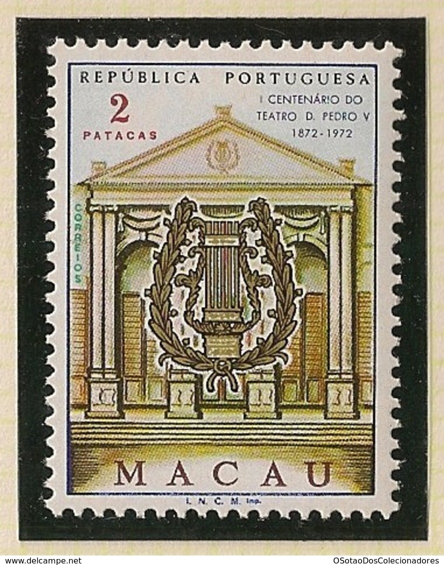 Macau Portugal China Chine 1972 - The 100th Anniversary Of Pedro V Theatre, Macao - Mint MNH / Neuf - Neufs