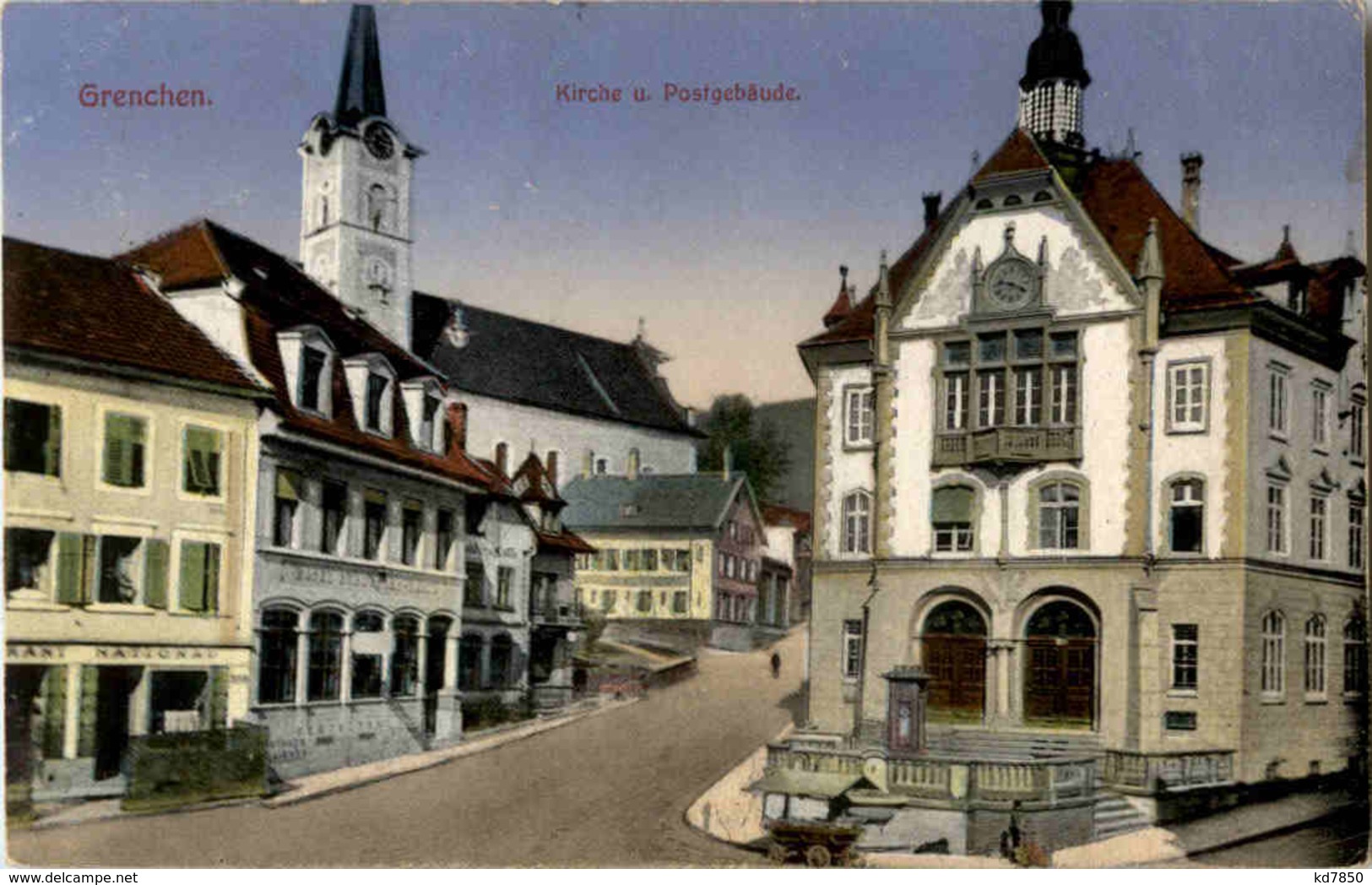 Grenchen - Kirche Und Postgebäude - Sonstige & Ohne Zuordnung