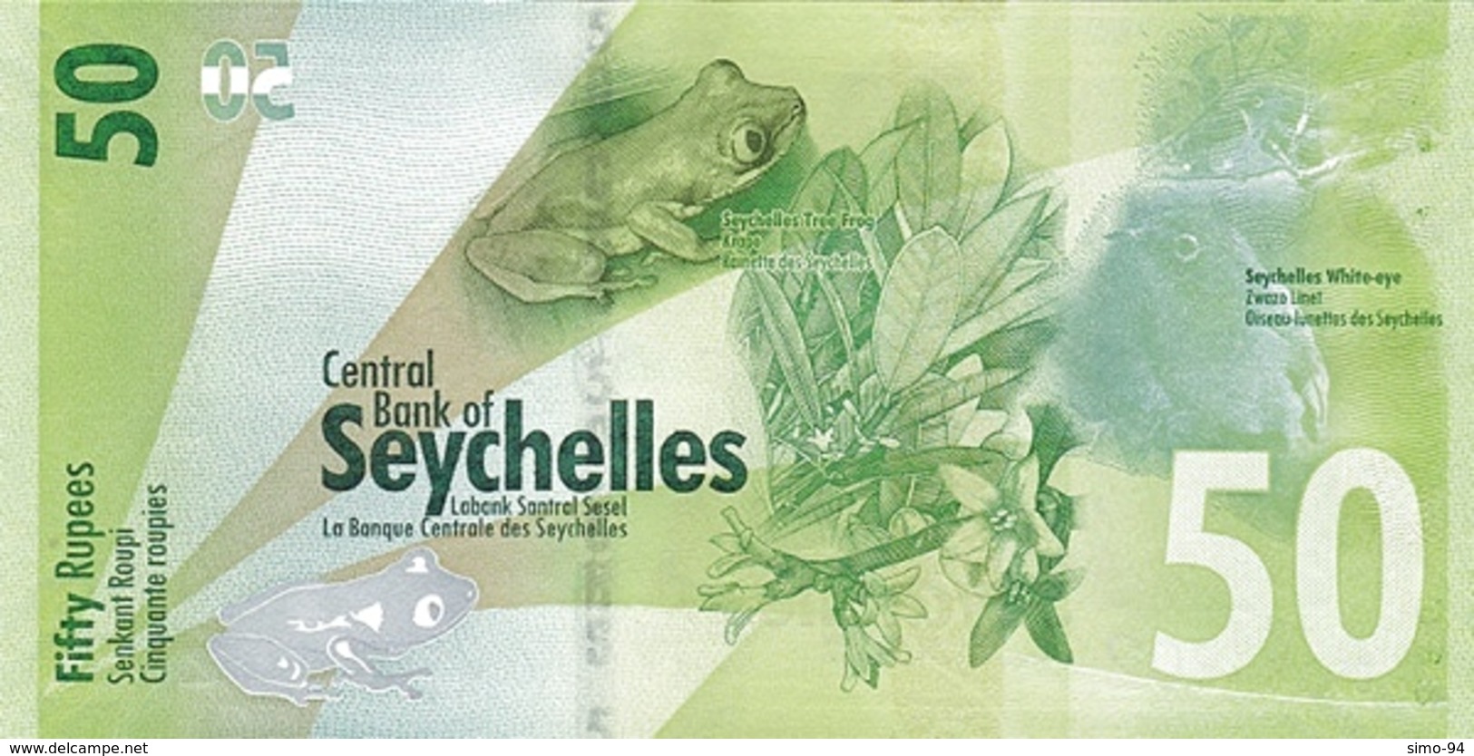 Seychelles P.49  50 Rupees 2016 Unc - Seychelles