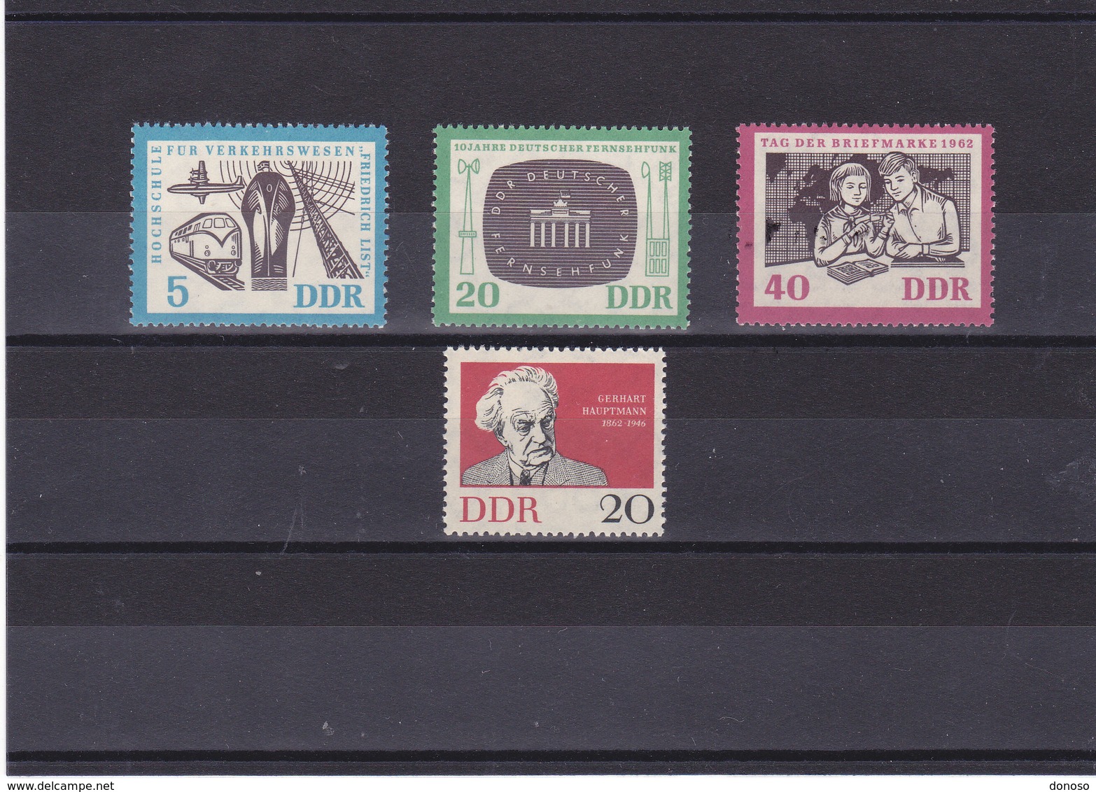 RDA 1962  Yvert 629 + 635-637 NEUF** MNH - Neufs