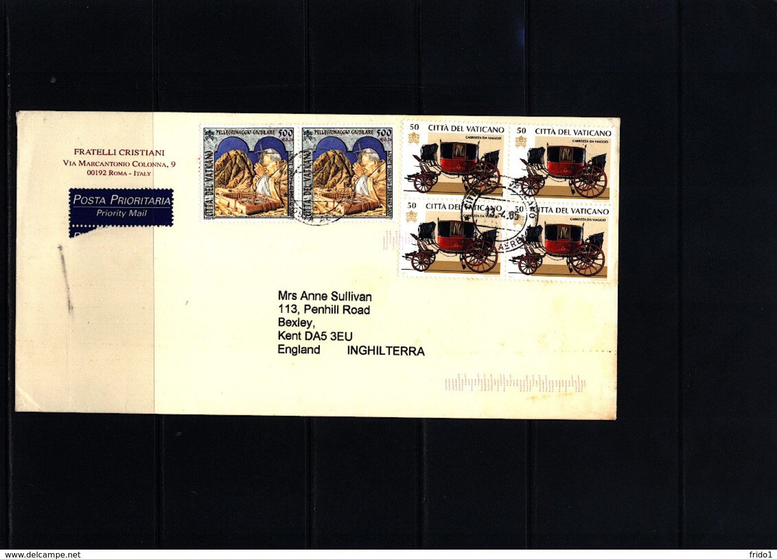 Vatican Interesting Priority Letter - Covers & Documents