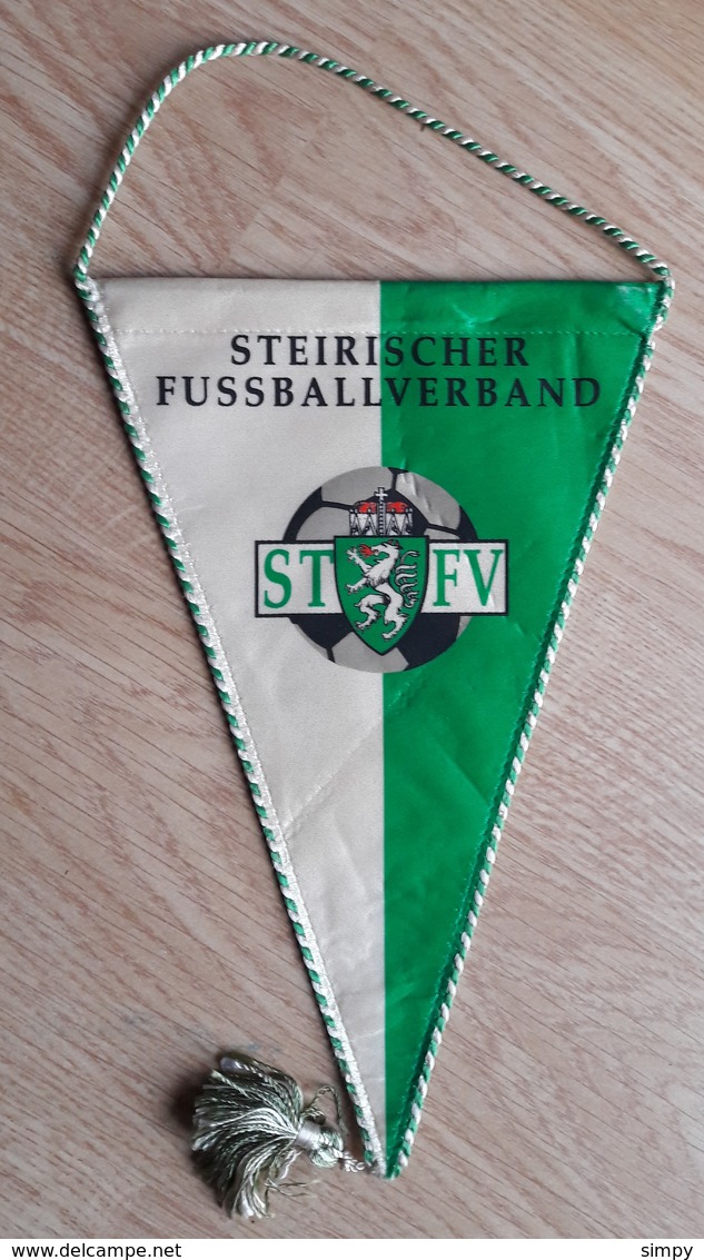 Pennant STFV Steirischer Styrian Football Federation Austria 15x25cm - Uniformes Recordatorios & Misc