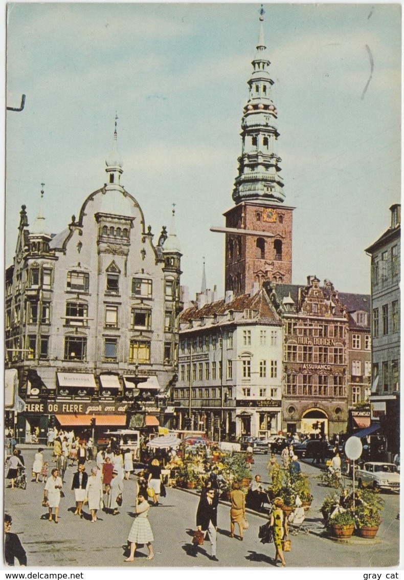 Kobenhavn, Copenhagen, Amagertorv, 1970 Used Postcard [22194] - Denmark