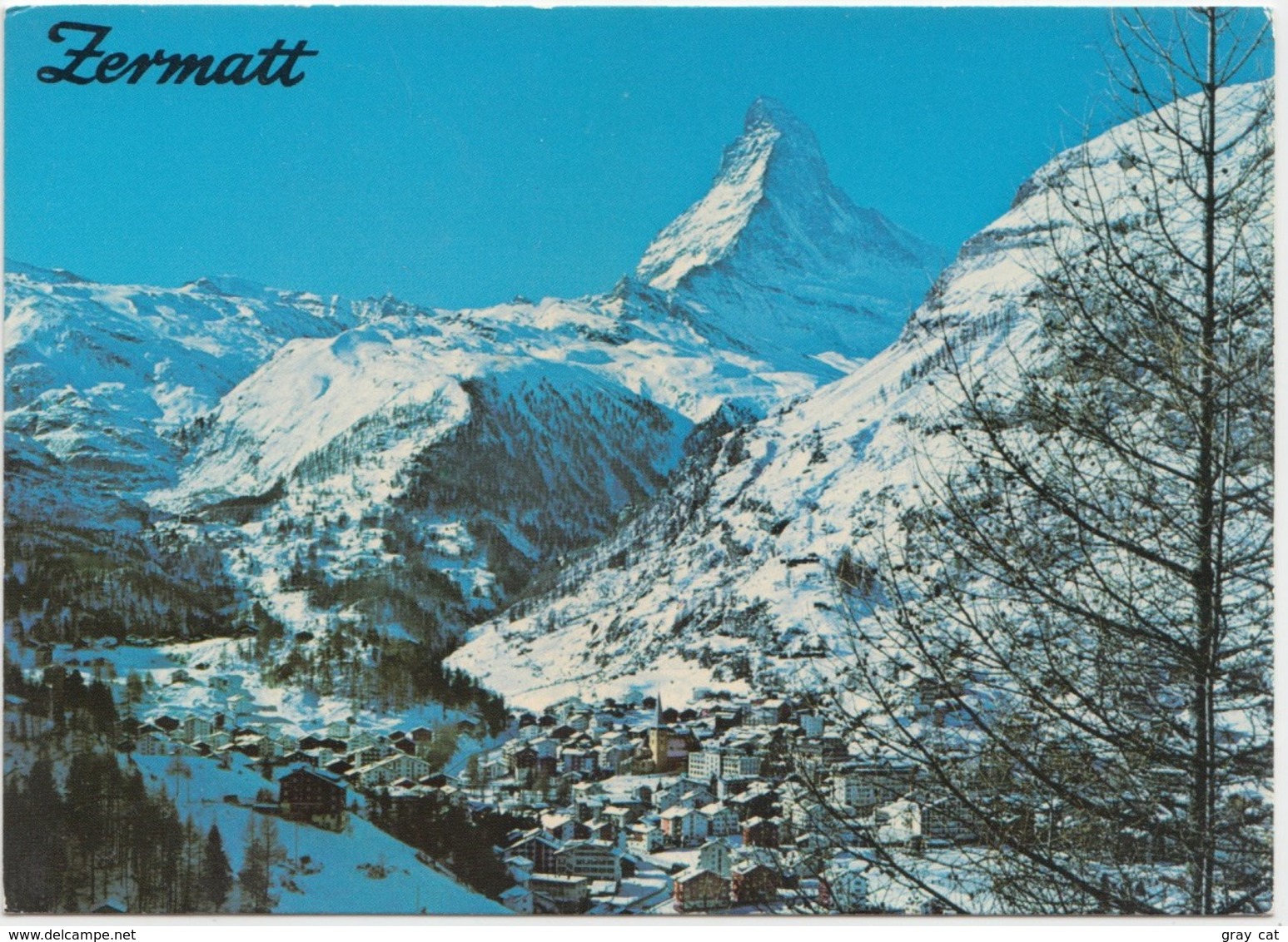 Zermatt, Switzerland, Used Postcard [22196] - Zermatt