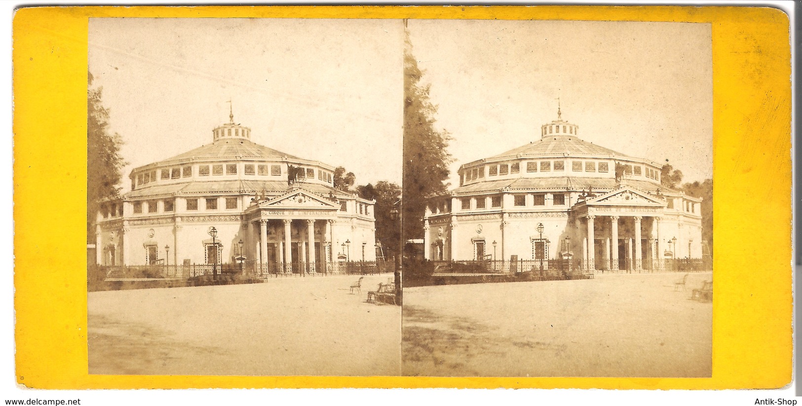 Paris - Cirque De L'imperatrice-  Von 1900 (S030) - Stereo-Photographie