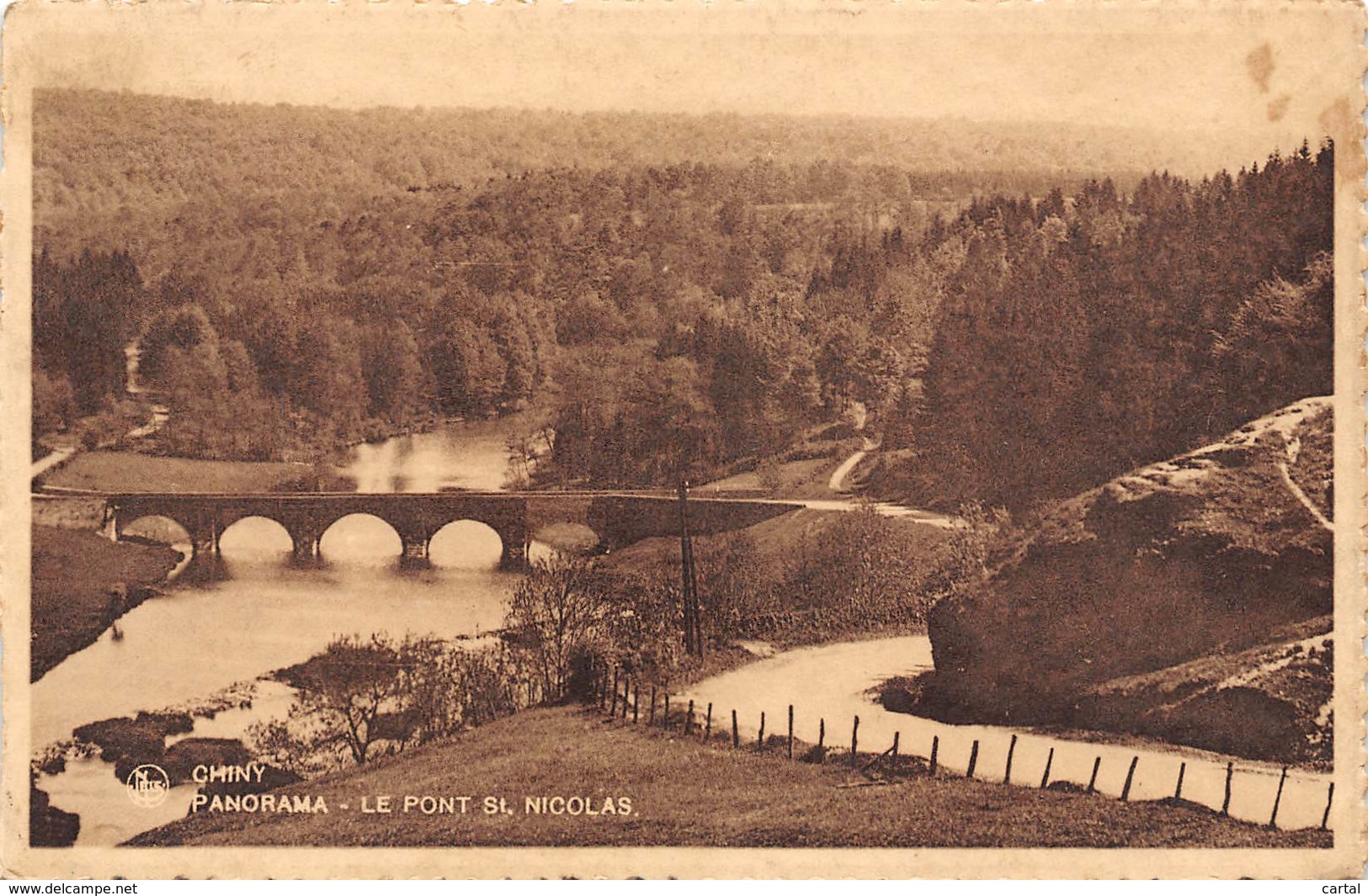 CHINY - Panorama - Le Pont St. Nicolas - Chiny