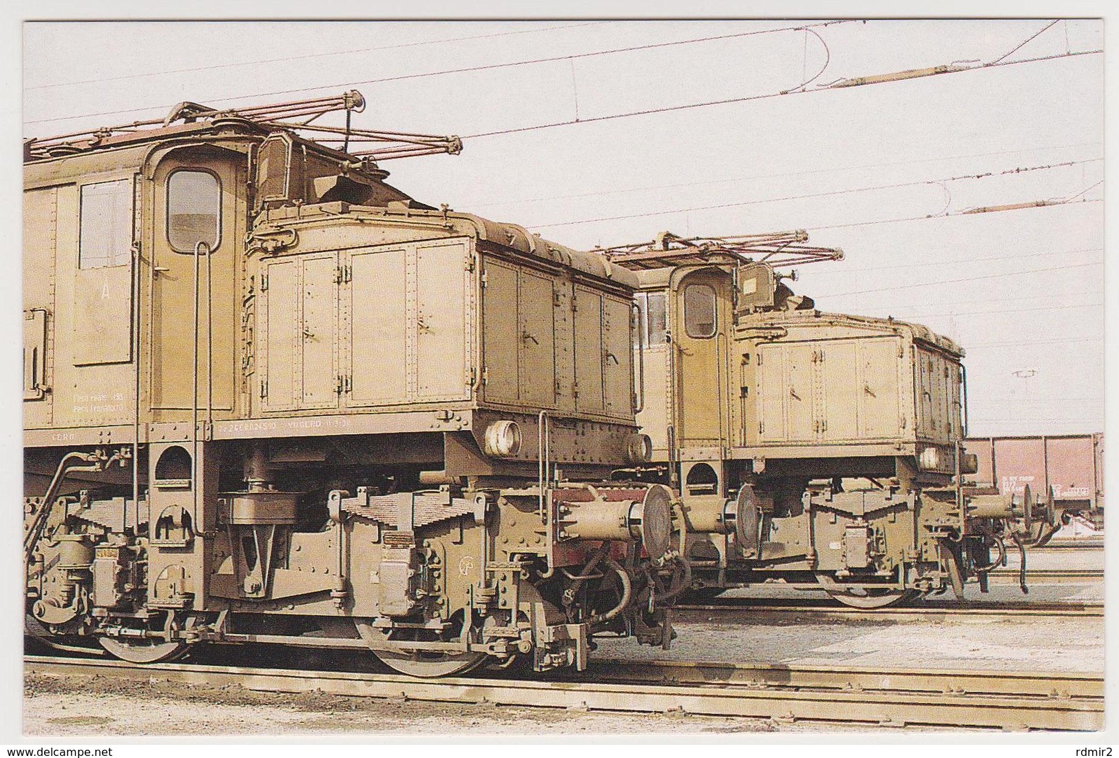 [798] FERROVIE DELLO STATO, Italia. Locomotive E 627. Deposito Di Orbassano.- Unused. Non écrite. Nuova Non Scritta.. - Trains