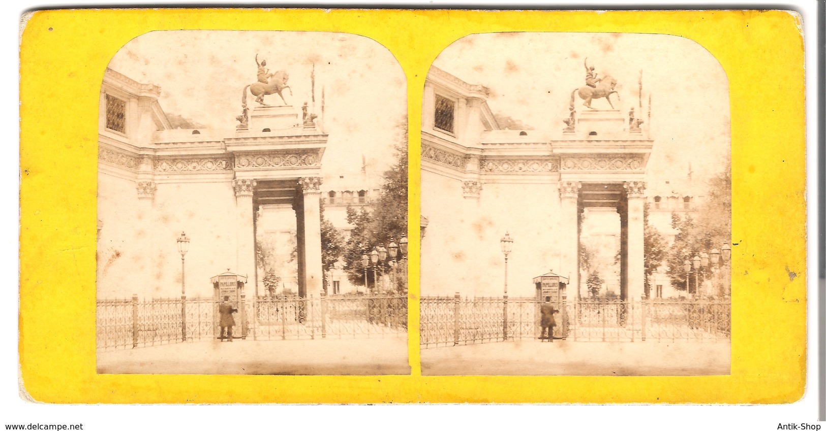 Cirque De L'Imperitrice Paris  Von 1900 (S033) - Stereo-Photographie