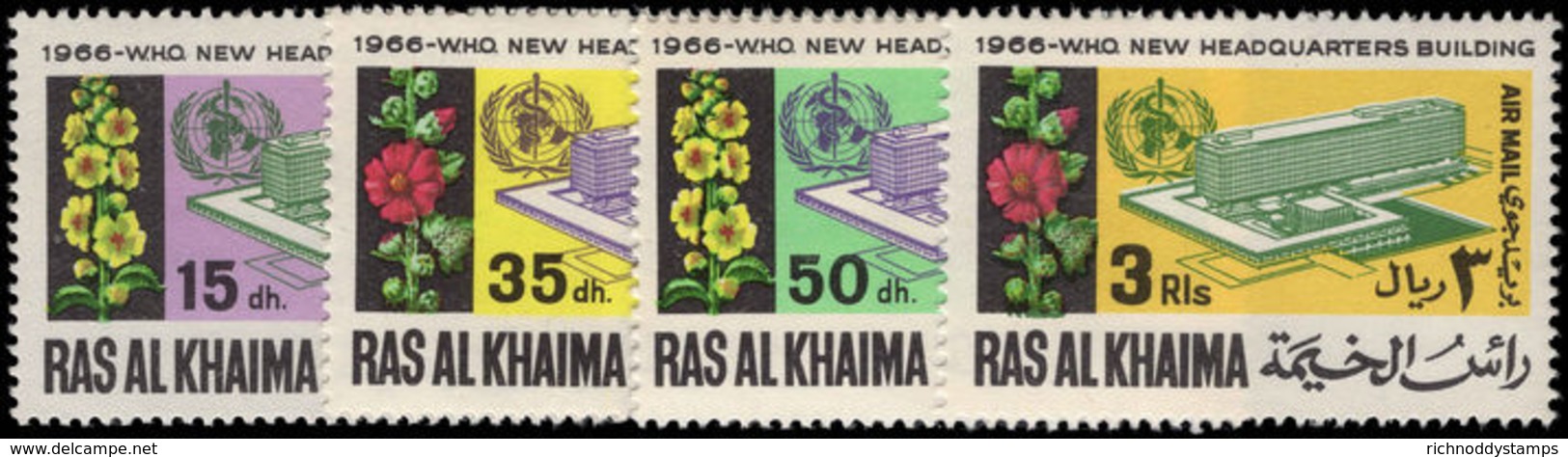 Ras Al Khaima 1966 WHO HQ Unmounted Mint. - Ras Al-Khaima