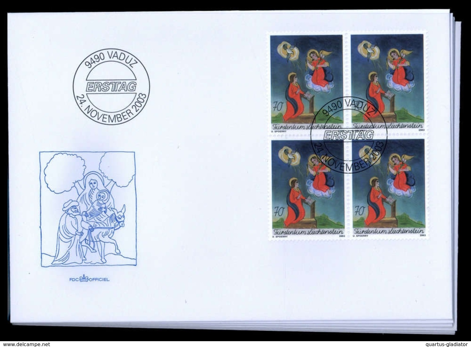 2003, Liechtenstein, 1330-32 U.a., FDC - Sonstige & Ohne Zuordnung