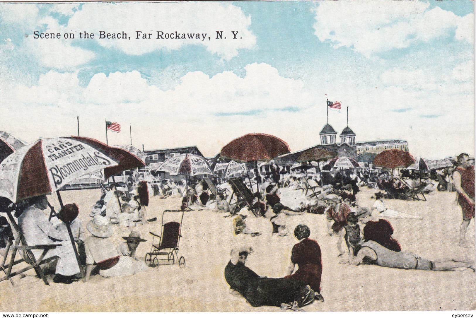 Scene On The Beach, Far Rockaway, N.Y. - Long Island