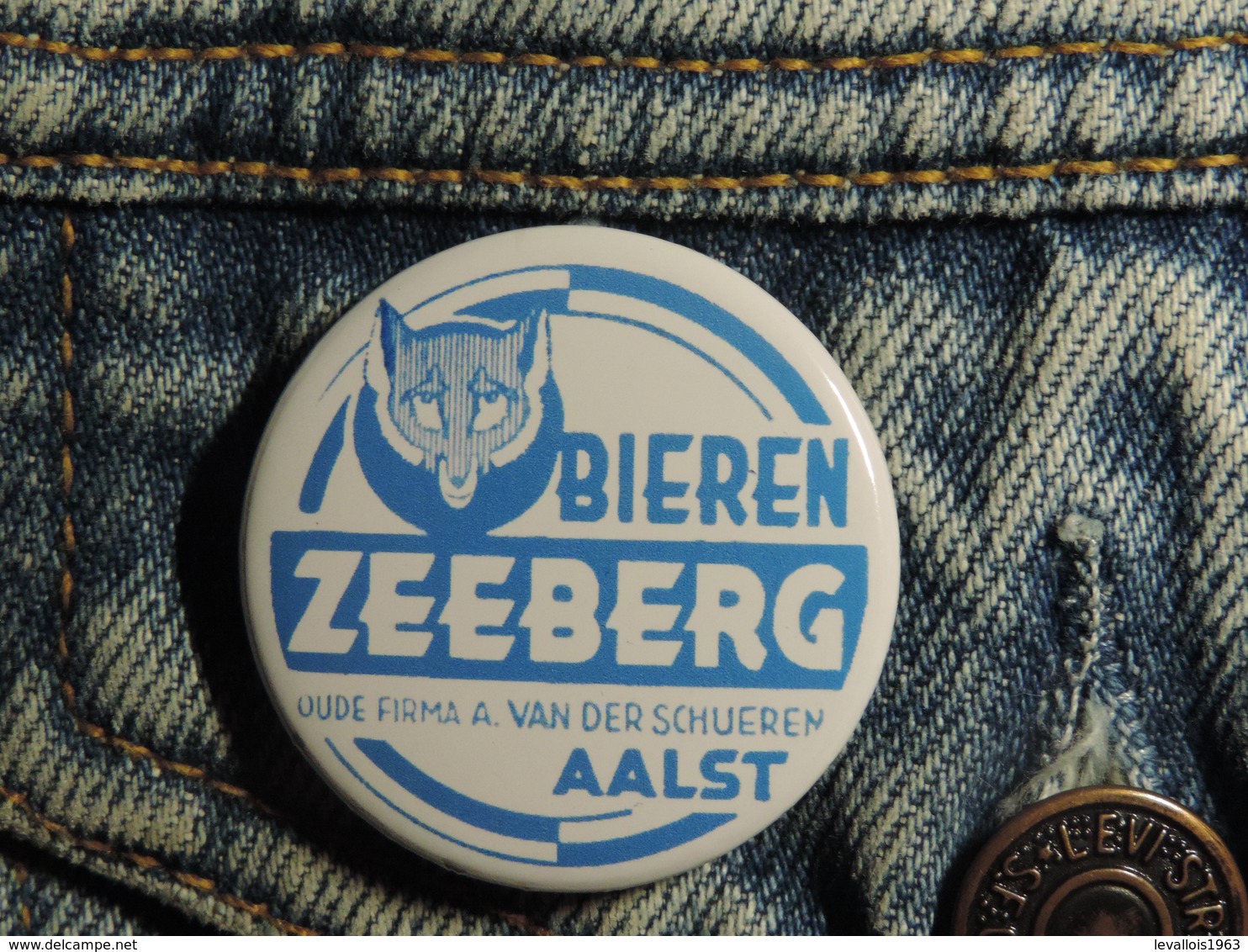 Pin Button Badge Ø38mm (bière) ZEEBERG BIEREN ( ALOST ) #2 - Bière