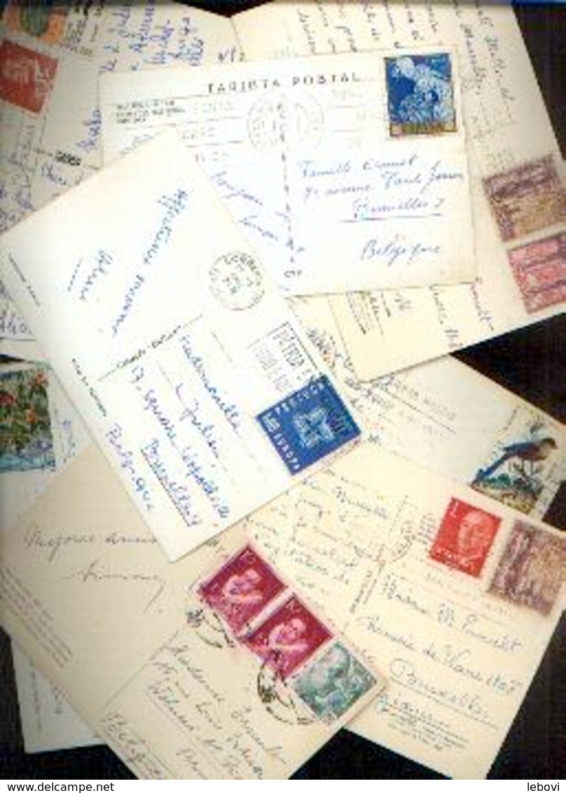 ESPAGNE – Lot De 40 Cartes Postales Ayant Circulé Portant Un Timbre Thématique - Autres & Non Classés