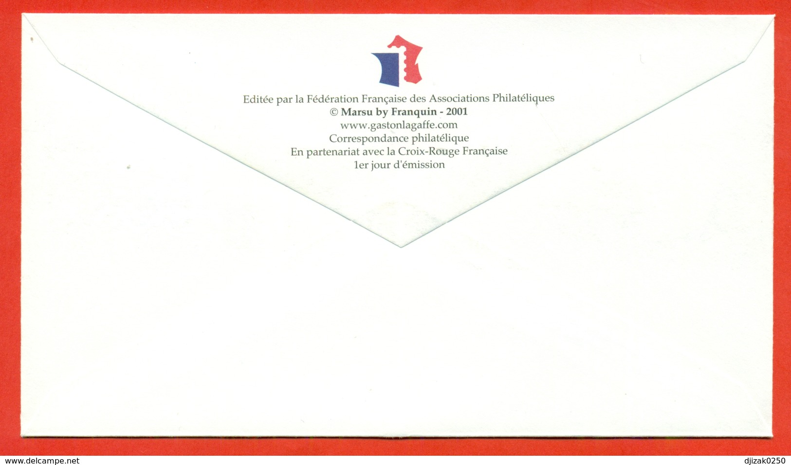 France 2001.Cat.The Day Of Stamps. The Envelope With Special Stamp. - Covers & Documents