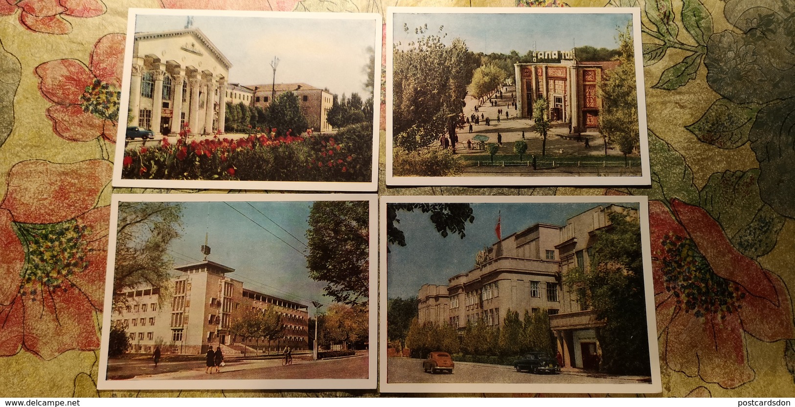 KYRGYZSTAN. Bishkek Capital (Frunze) 10 Postcards Lot  USSR PC 1964 - Kyrgyzstan