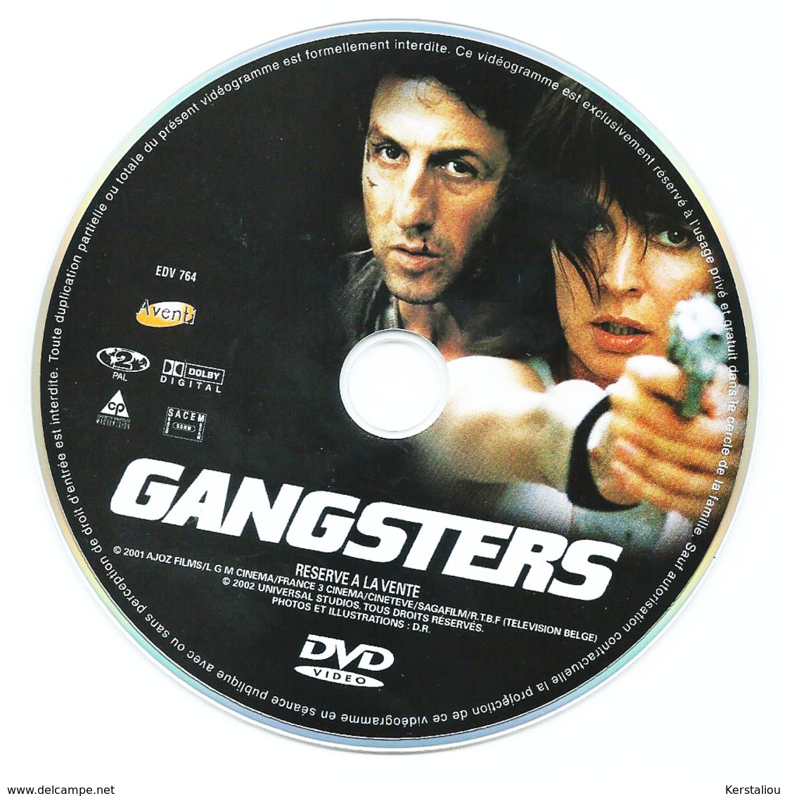 GANGSTERS – Film D'Olivier Marchal – DVD – 2002 – Aventi / Universal Studios – Made In France - Policiers